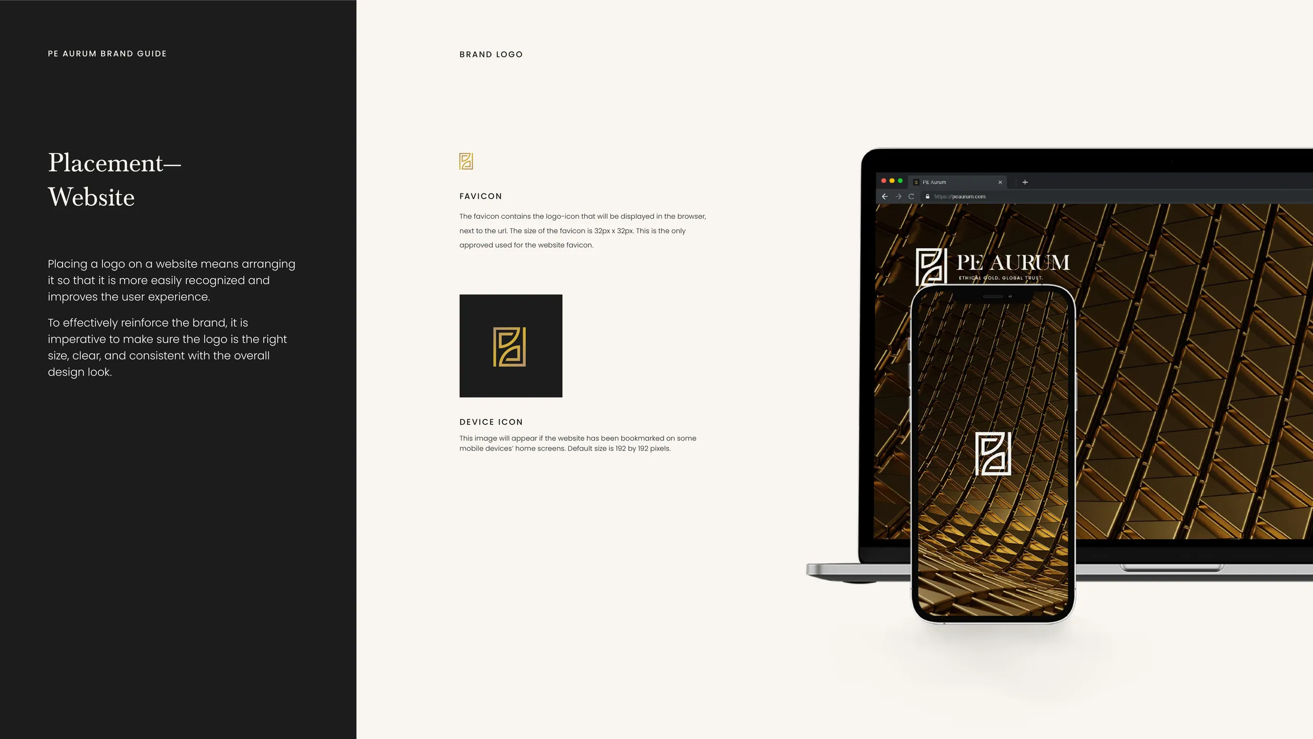 PE Aurum brand identity 6